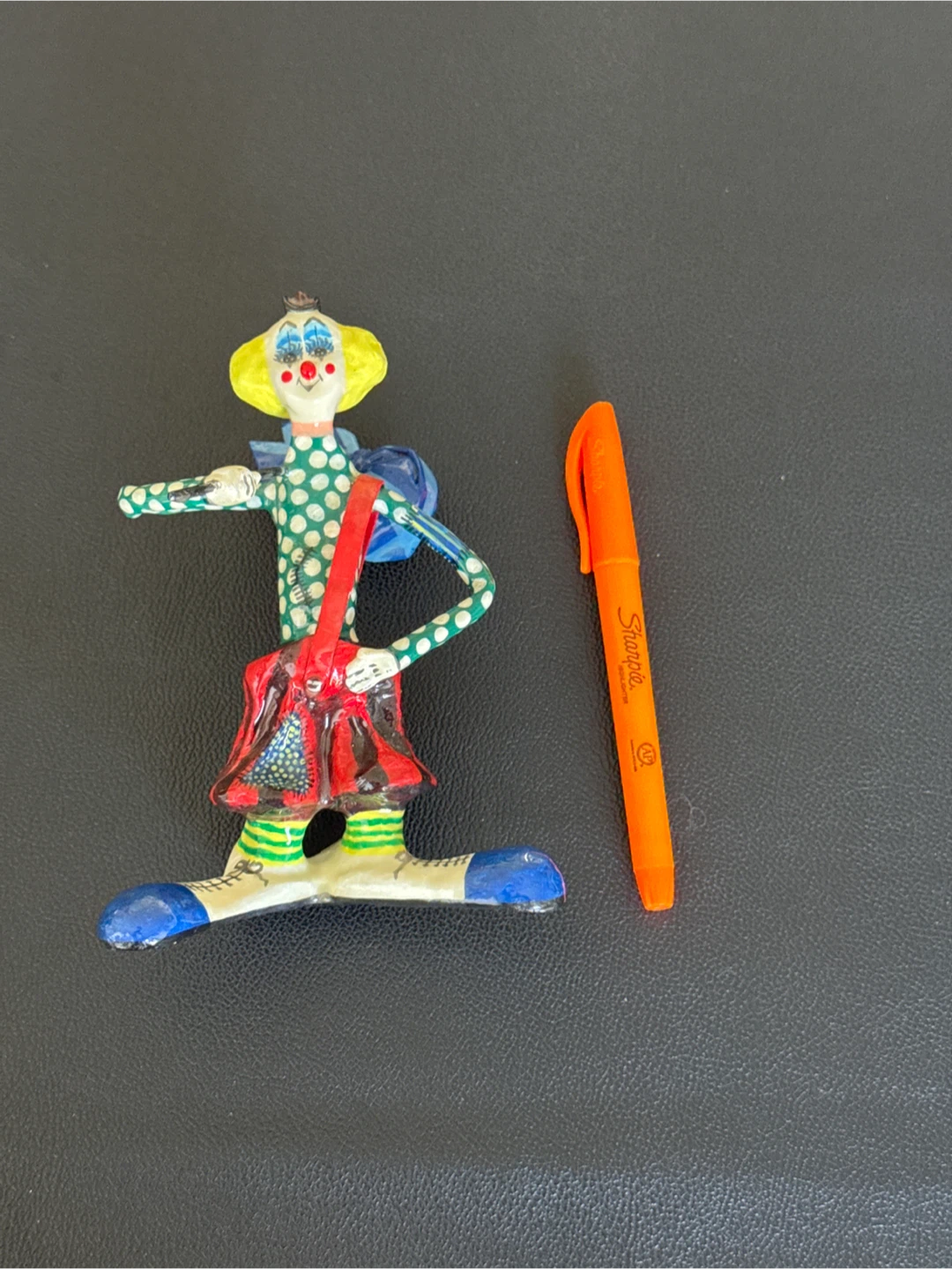 Vintage Hand-Painted Clown Figurine - photo 3