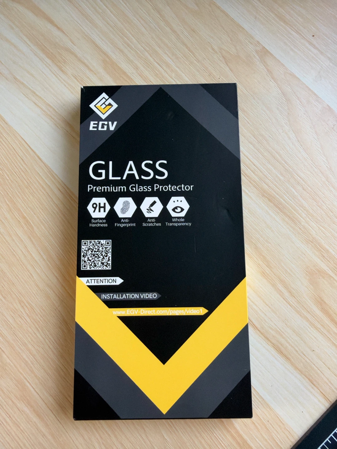 EGV Glass Screen Protector for iPhone 13 Pro/14