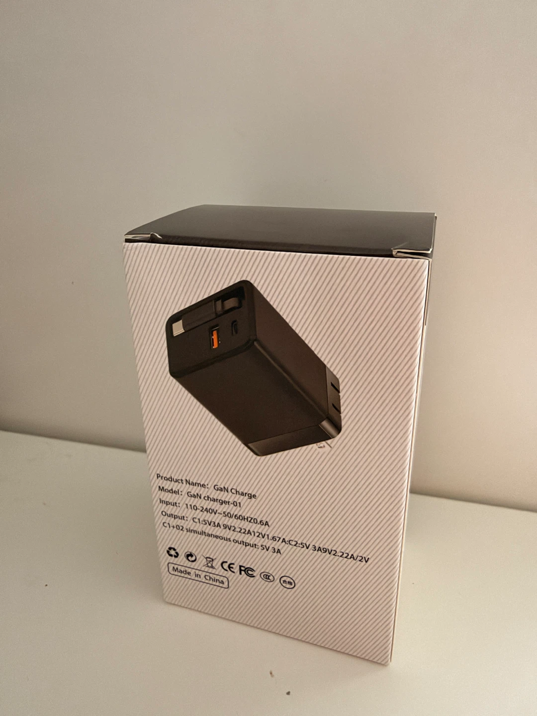 65W GaN Charger with Type-C cable