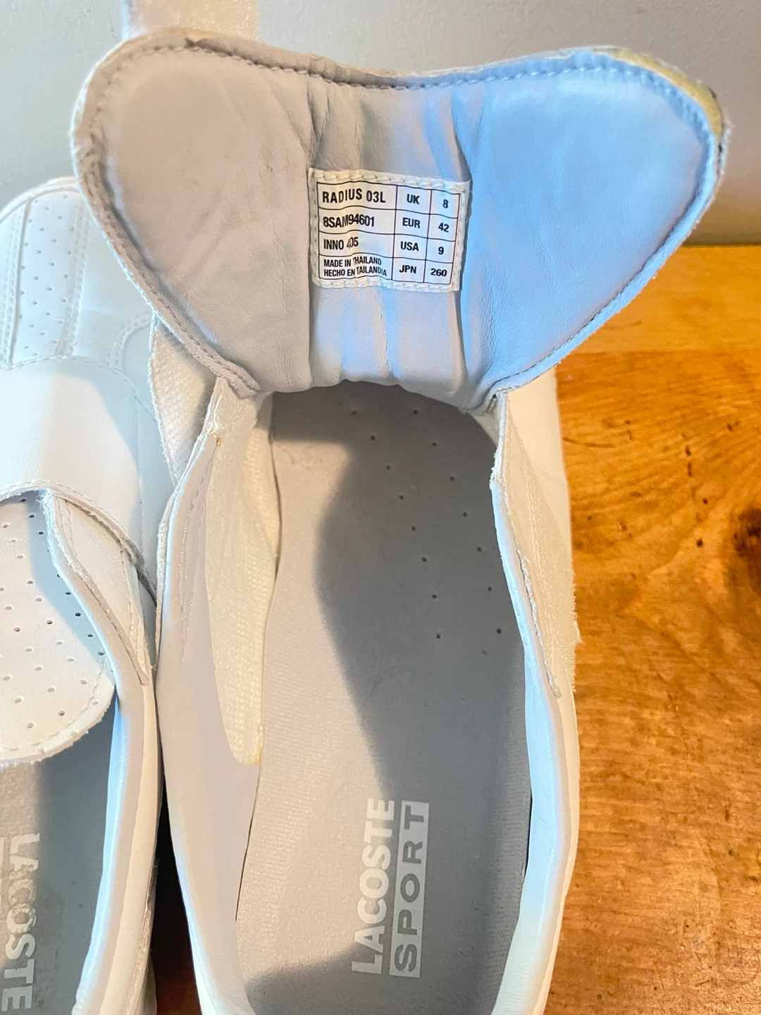Lacoste Sport Radius 03L White Sneakers - photo 5
