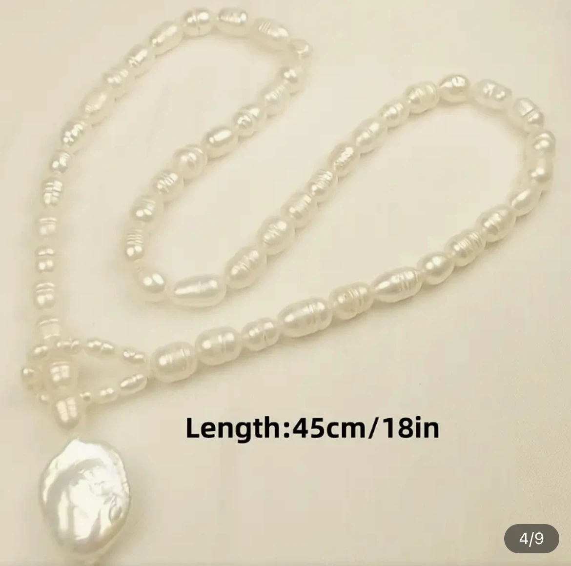 Freshwater Pearl Necklace and Earring Set - photo 3