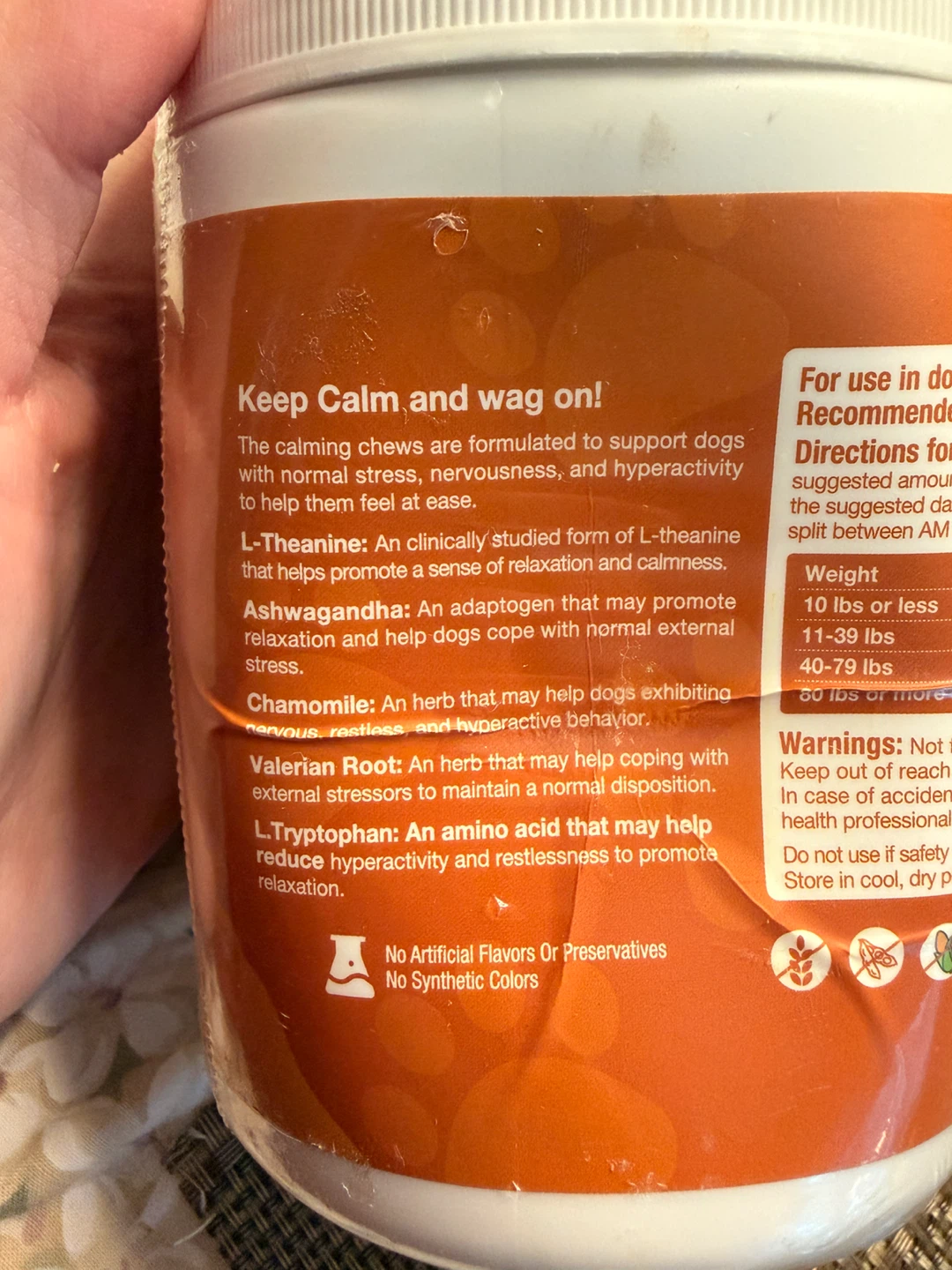 Hemp Calming Chews for Dogs - photo 3