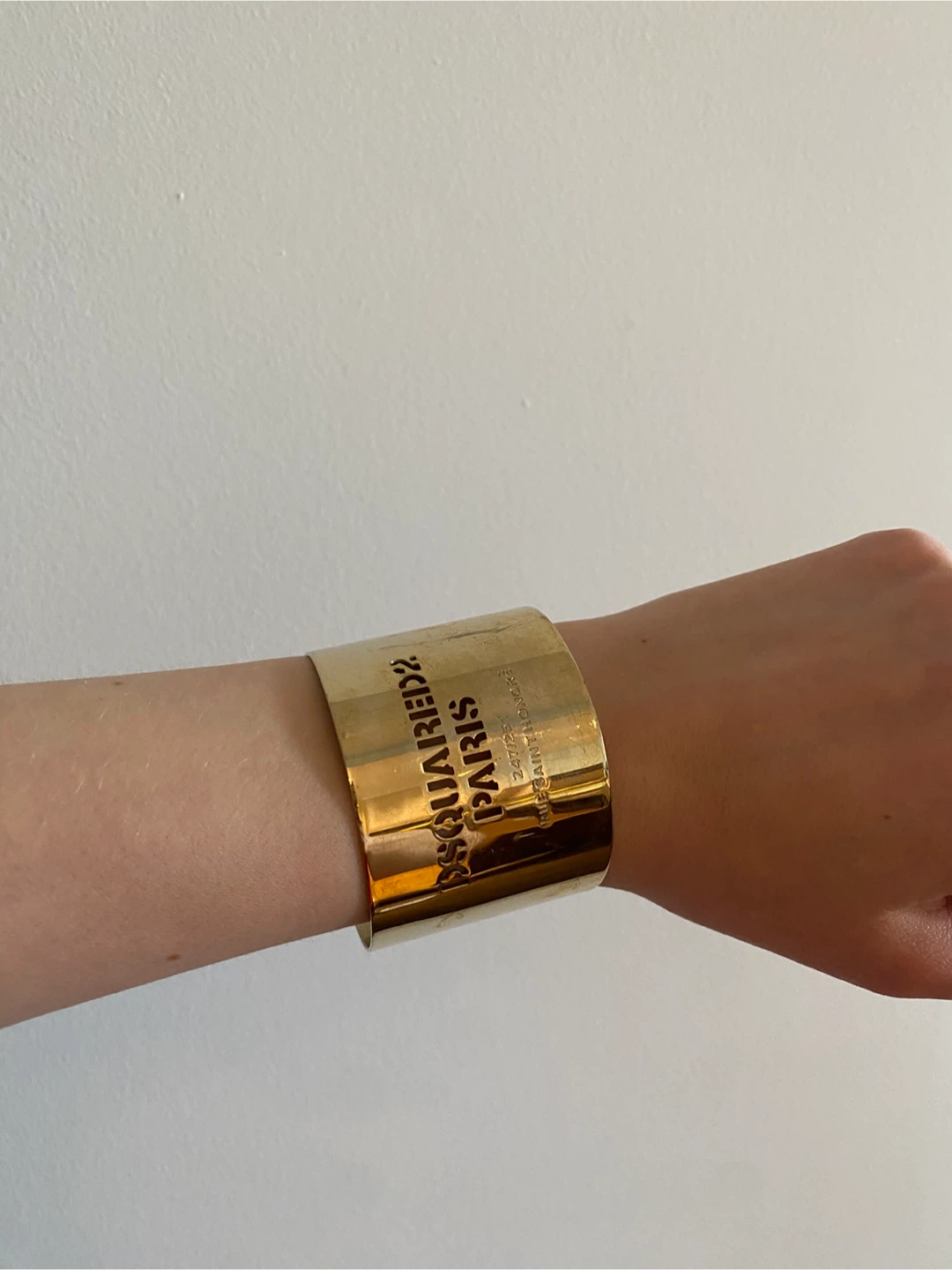 Dsquared2 Paris Gold Tone Cuff Bracelet - photo 2