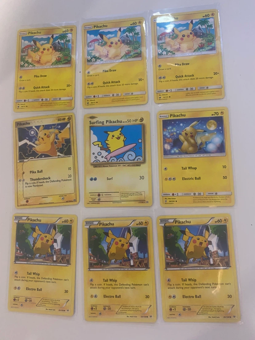 Pokémon Pikachu Cards Bundle - photo 3