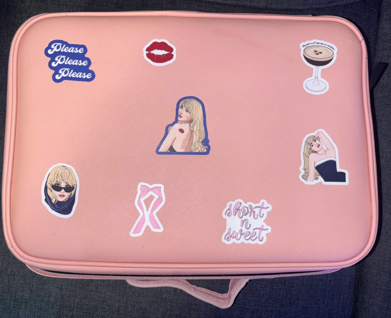 Pink Makeup Travel Case with LED Mirror - photo 3