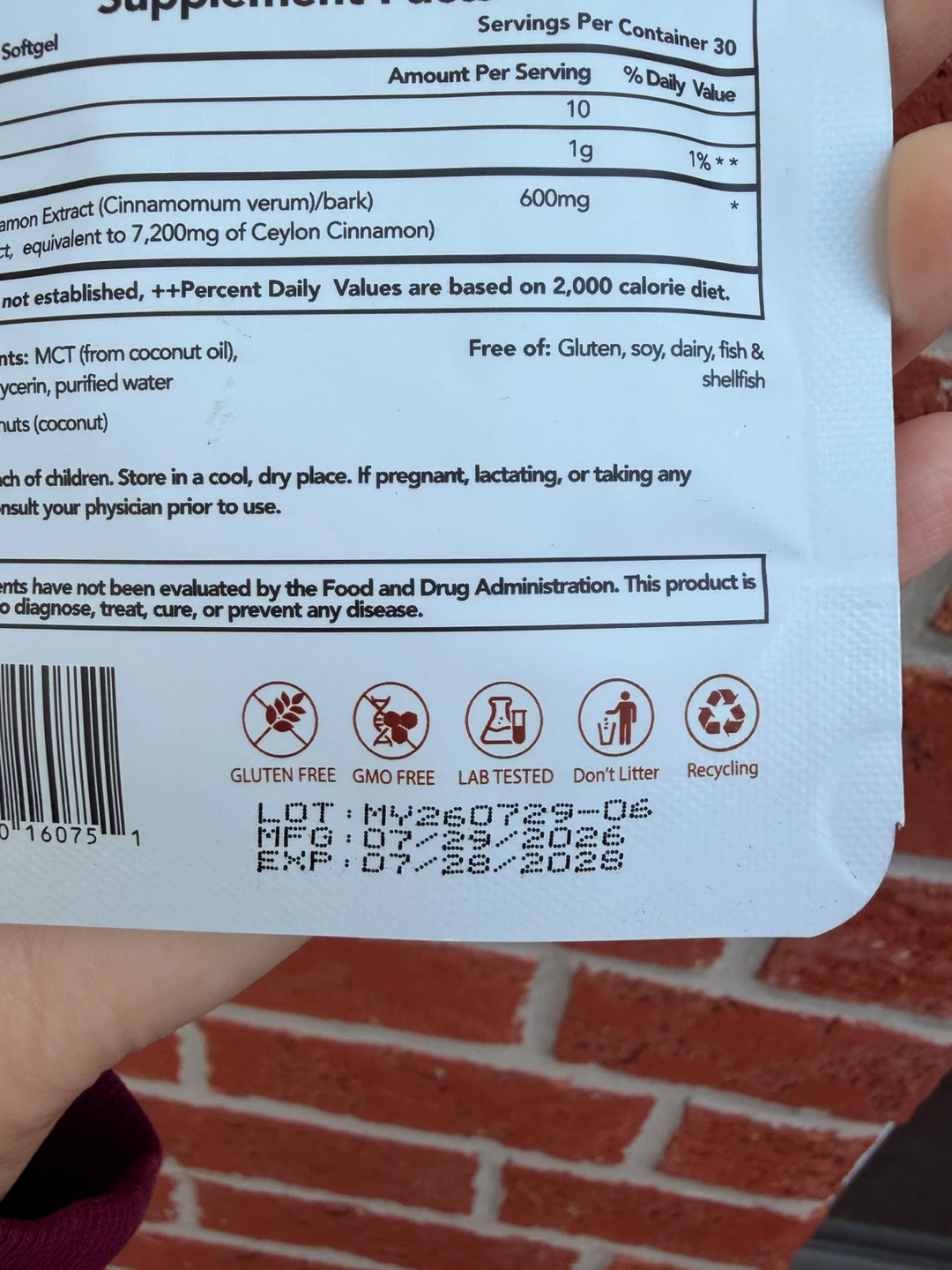 Metabolae Ceylon Cinnamon Softgels - photo 3