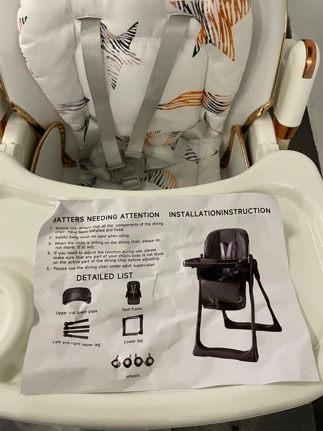 New Baby High Chair with Removable Tray - photo 5
