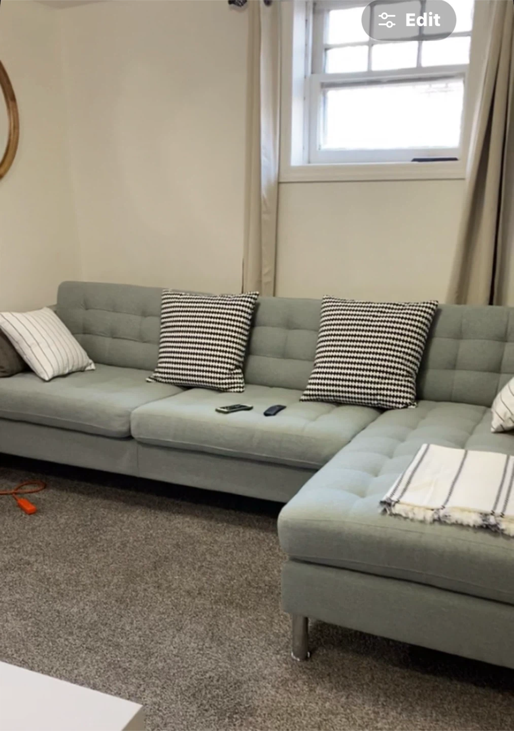Light Gray Sectional Sofa