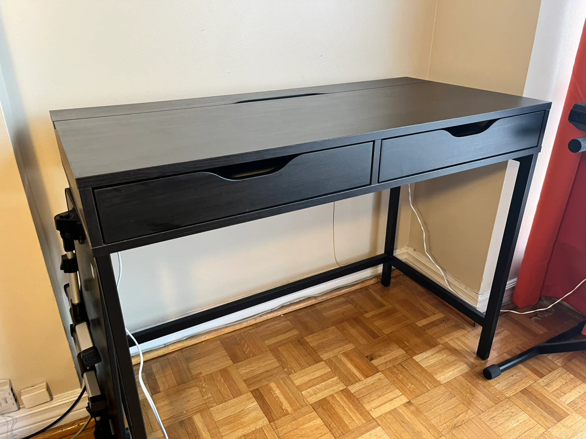 IKEA MICKE desk, black-brown - photo 4