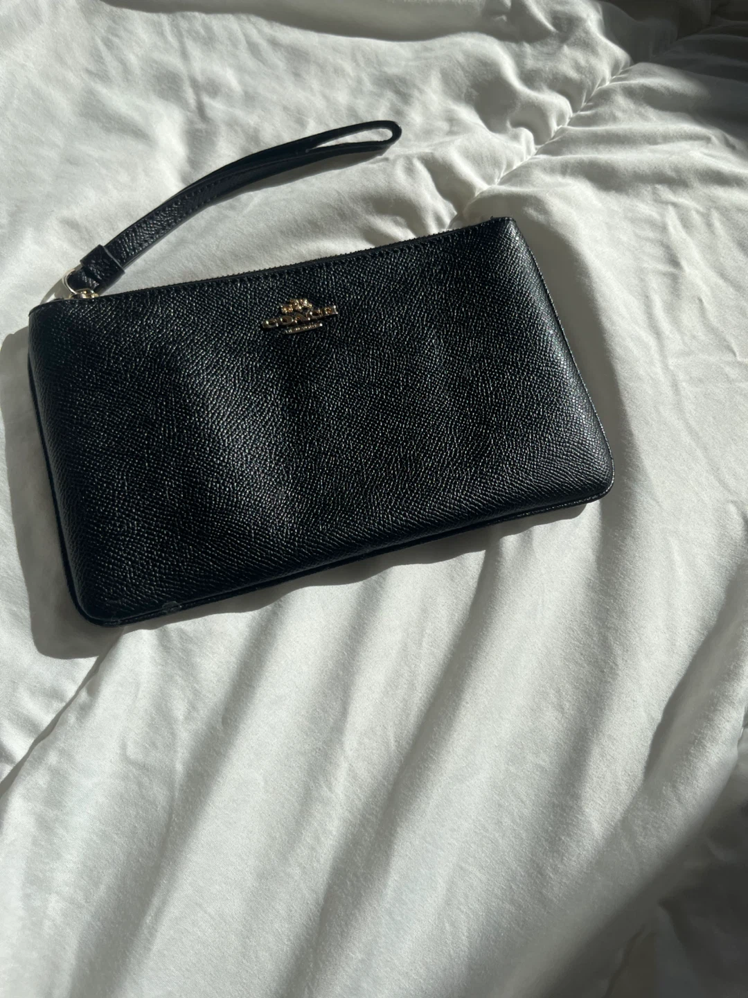 Black Coach Wristlet