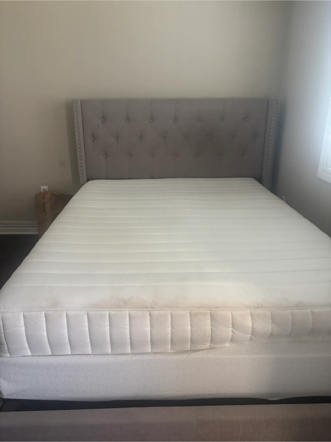 Bed Frame and IKEA Firm Mattress