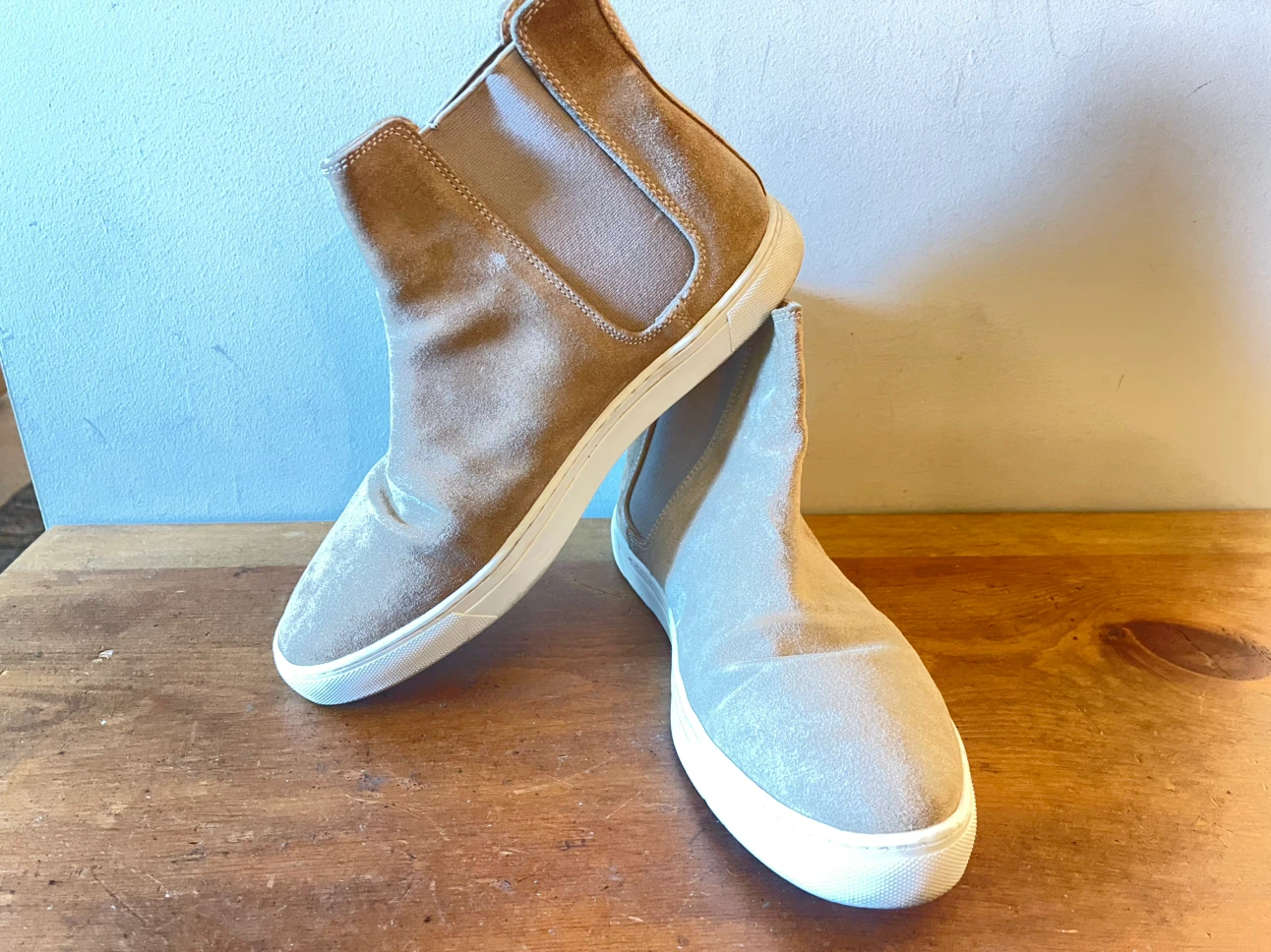 Tan Chelsea Style Ankle Boots Size 43 - photo 2