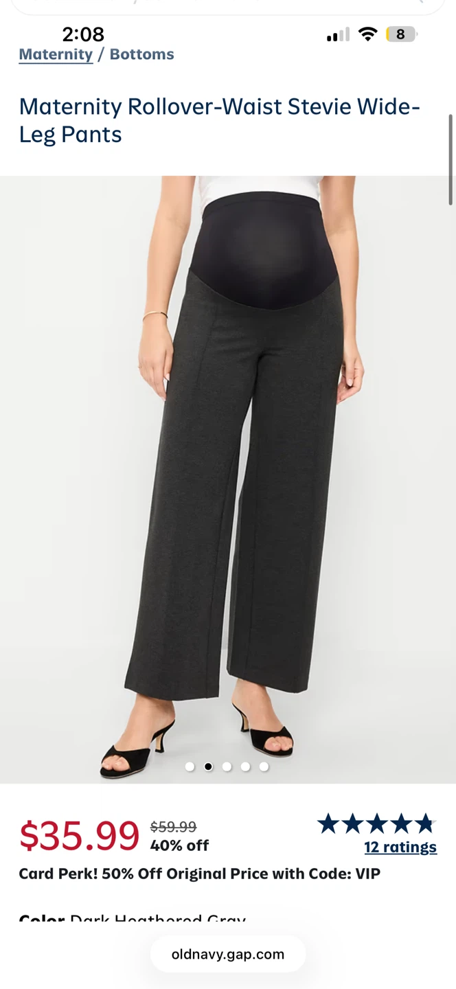 Old Navy Maternity Stevie Wide-Leg Pants