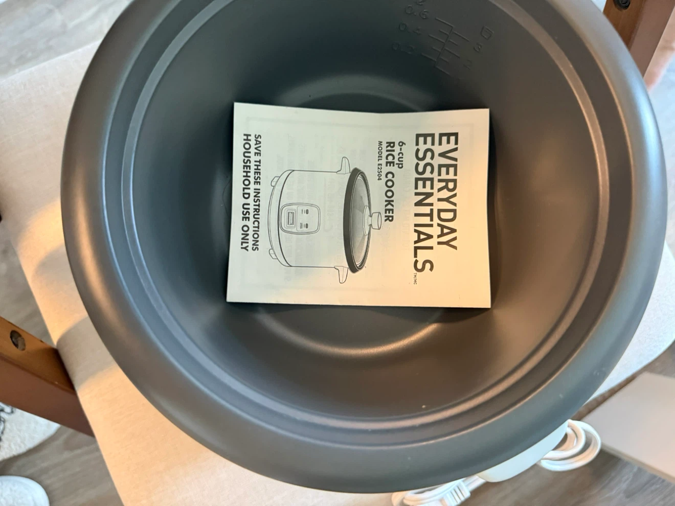 Everyday Essentials 6-Cup Rice Cooker - photo 2