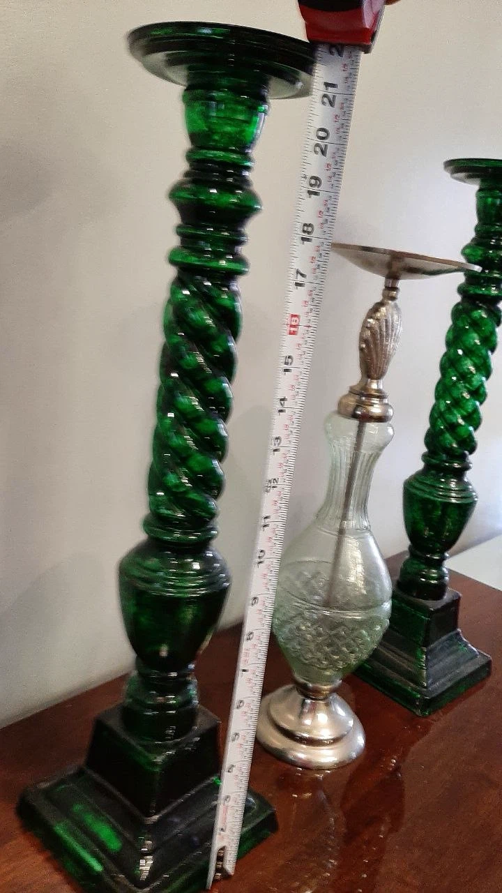 Decorative Glass and Metal Candle Holder - photo 4