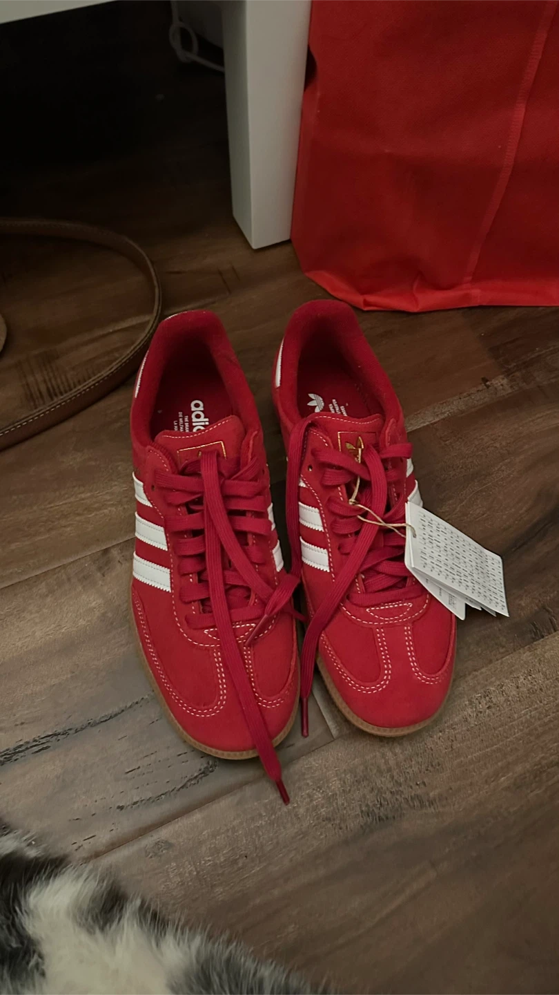 Adidas Samba OG Red Sneakers -NEW - photo 3