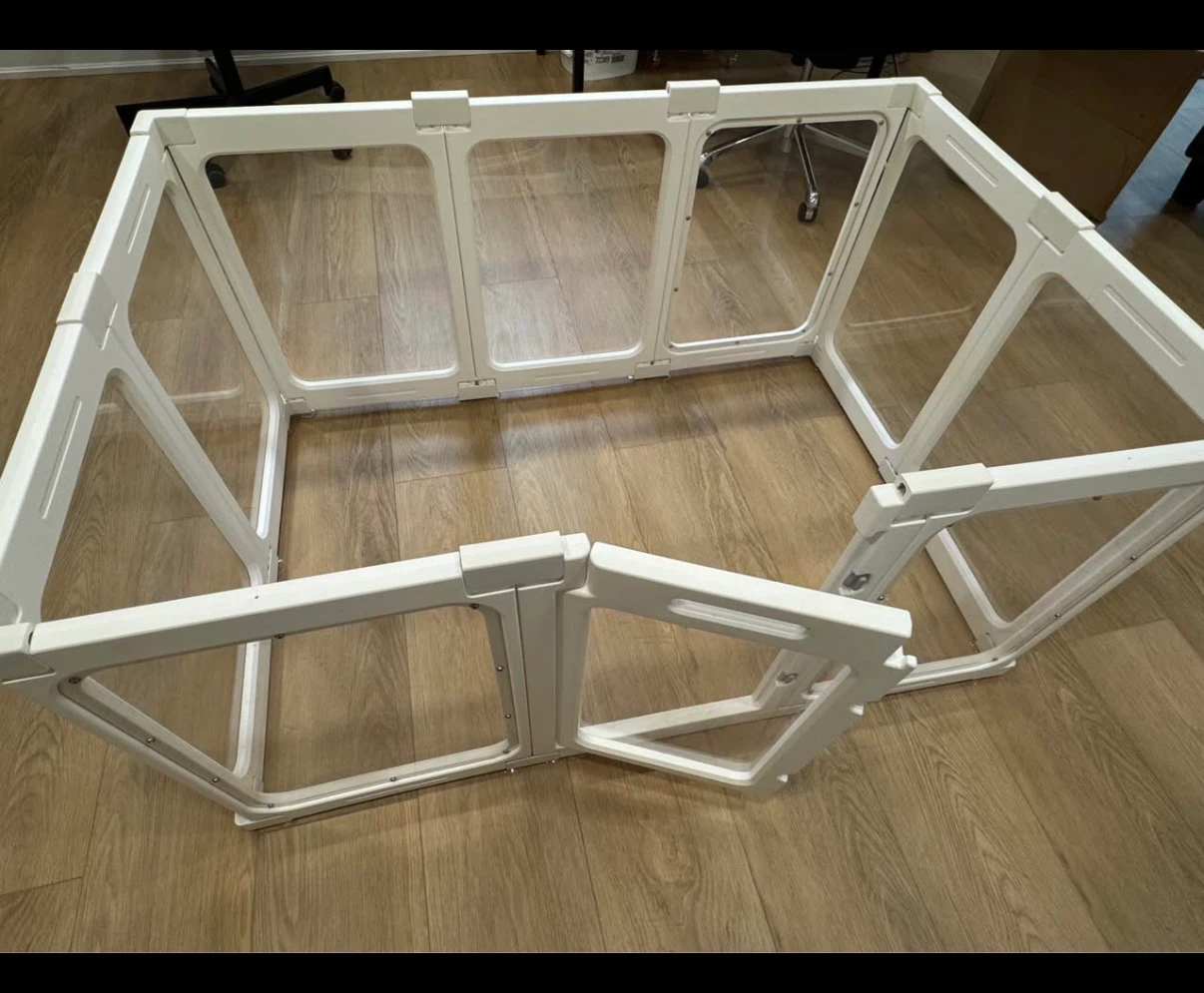 White 10-Panel Pet Playpen - photo 2