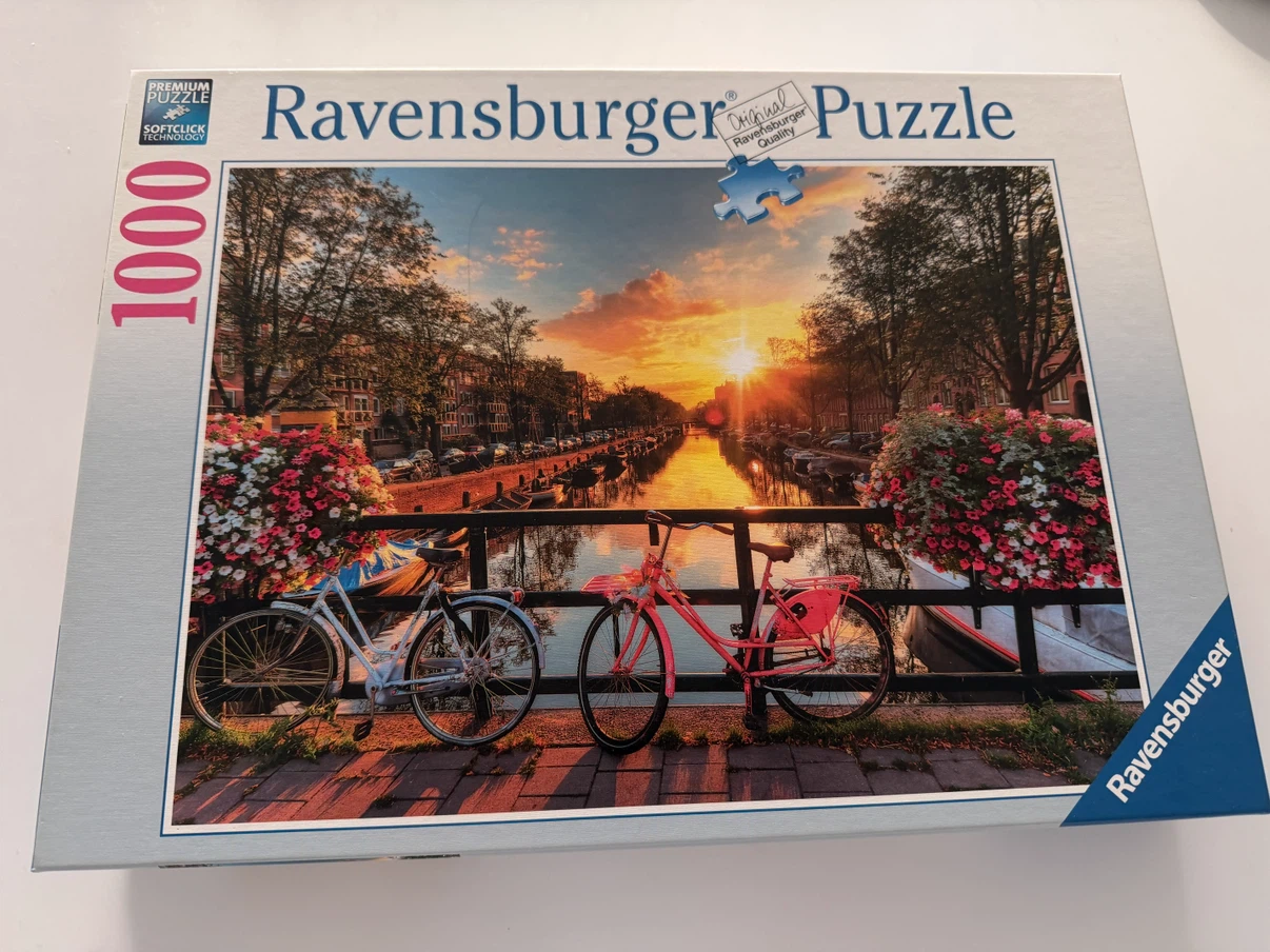 Ravensburger 1000-Piece Bicycles in Amsterdam Puzzle