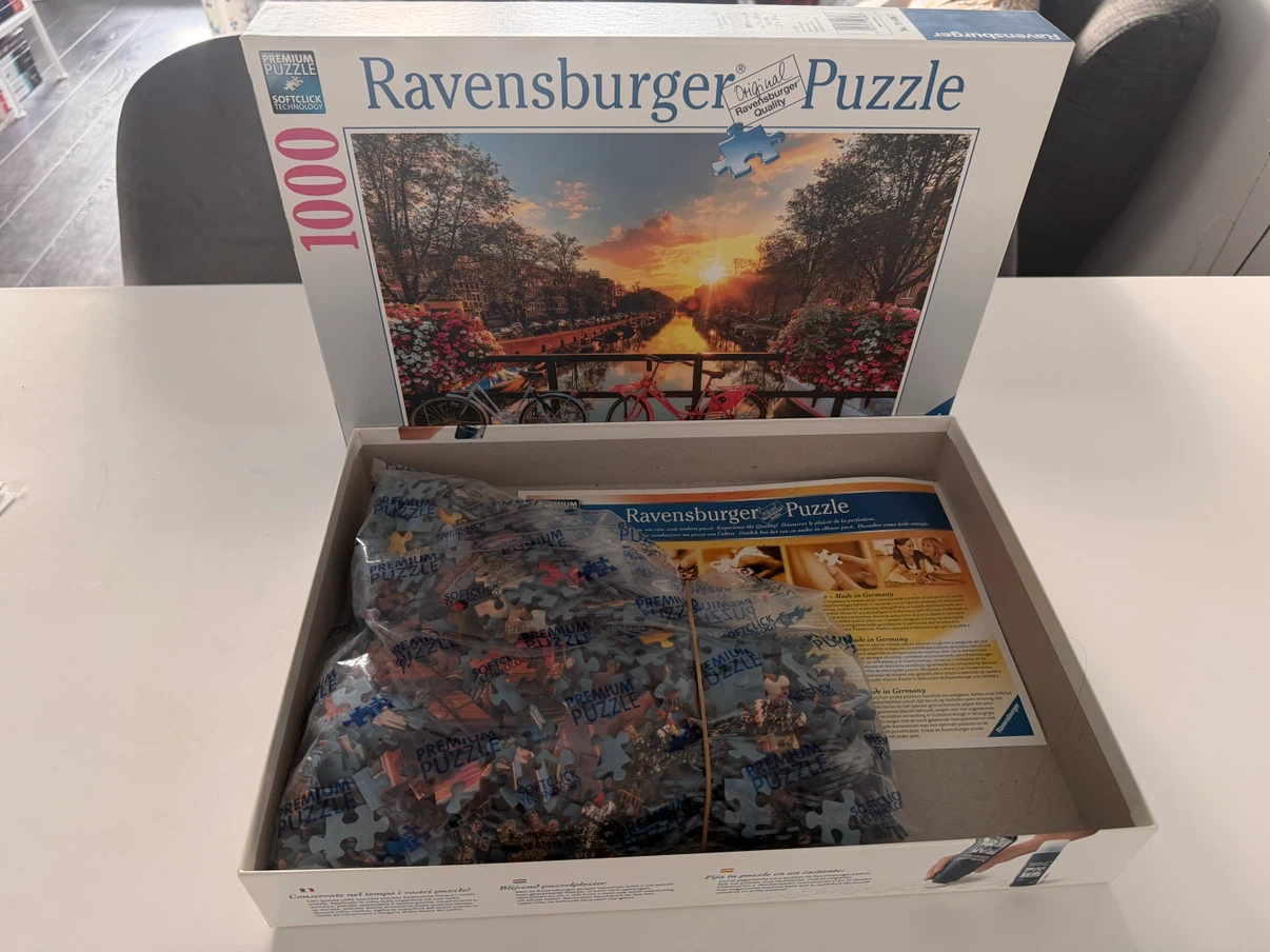 Ravensburger 1000-Piece Bicycles in Amsterdam Puzzle - photo 2