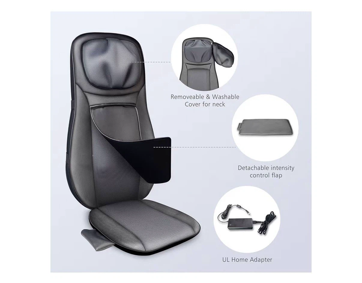 Shiatsu & Rolling Massage Seat Cushion with Heat — Like New - photo 3
