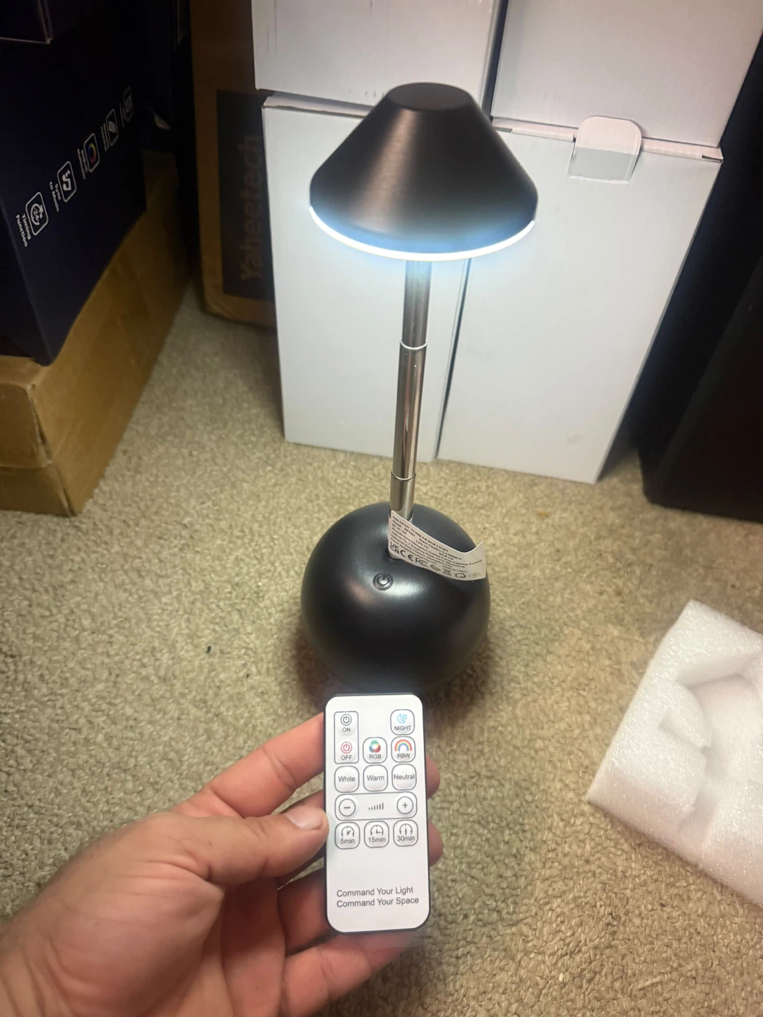 LED table lamp night light - photo 2