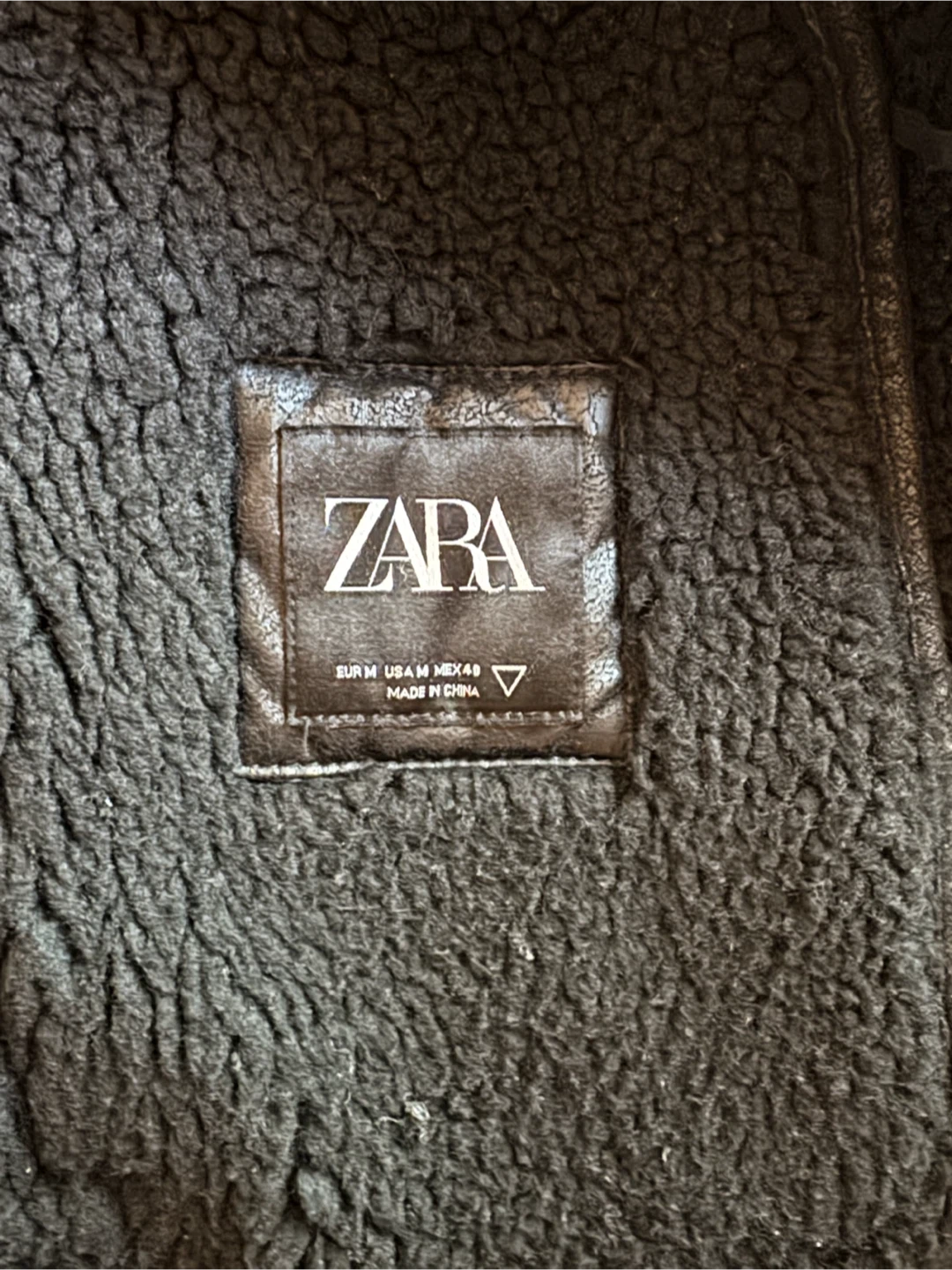 Zara Faux Shearling Jacket - photo 4