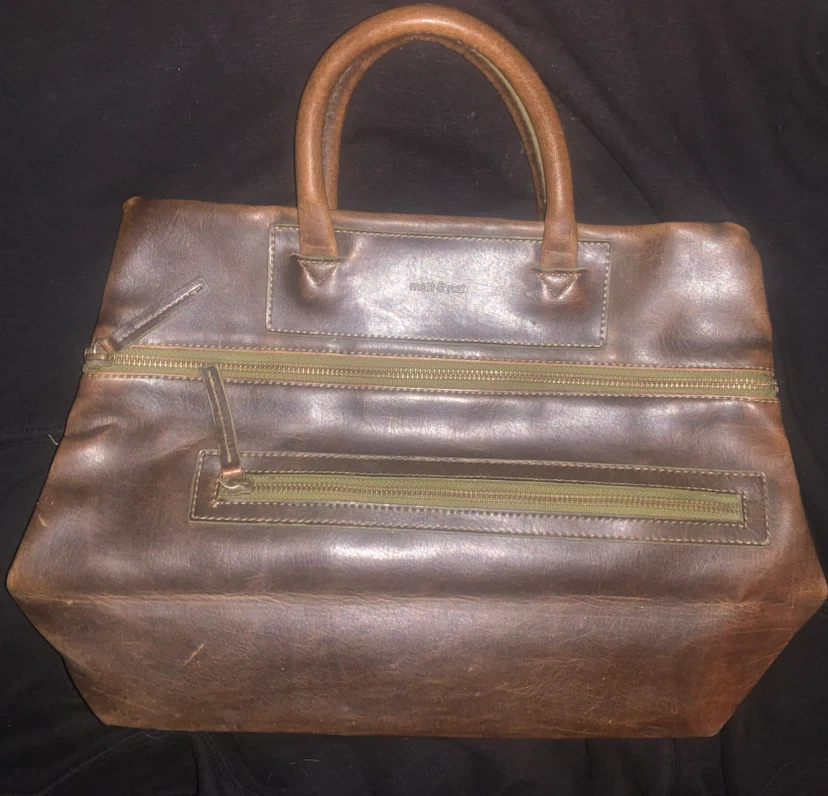 Matt & Nat Brown Leather-Style Satchel - photo 2