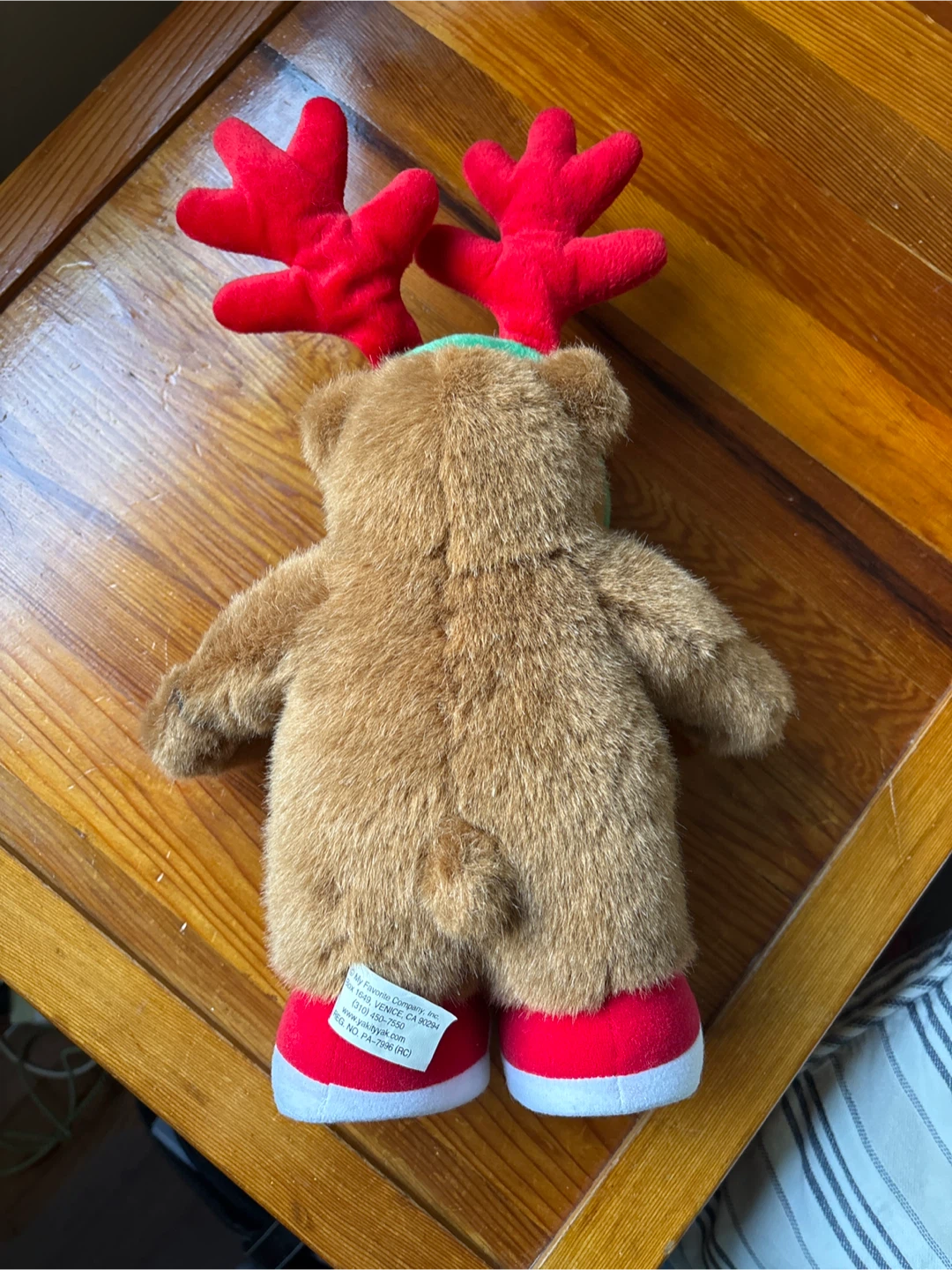 My Favorite Company Animated Reindeer Bear - photo 2
