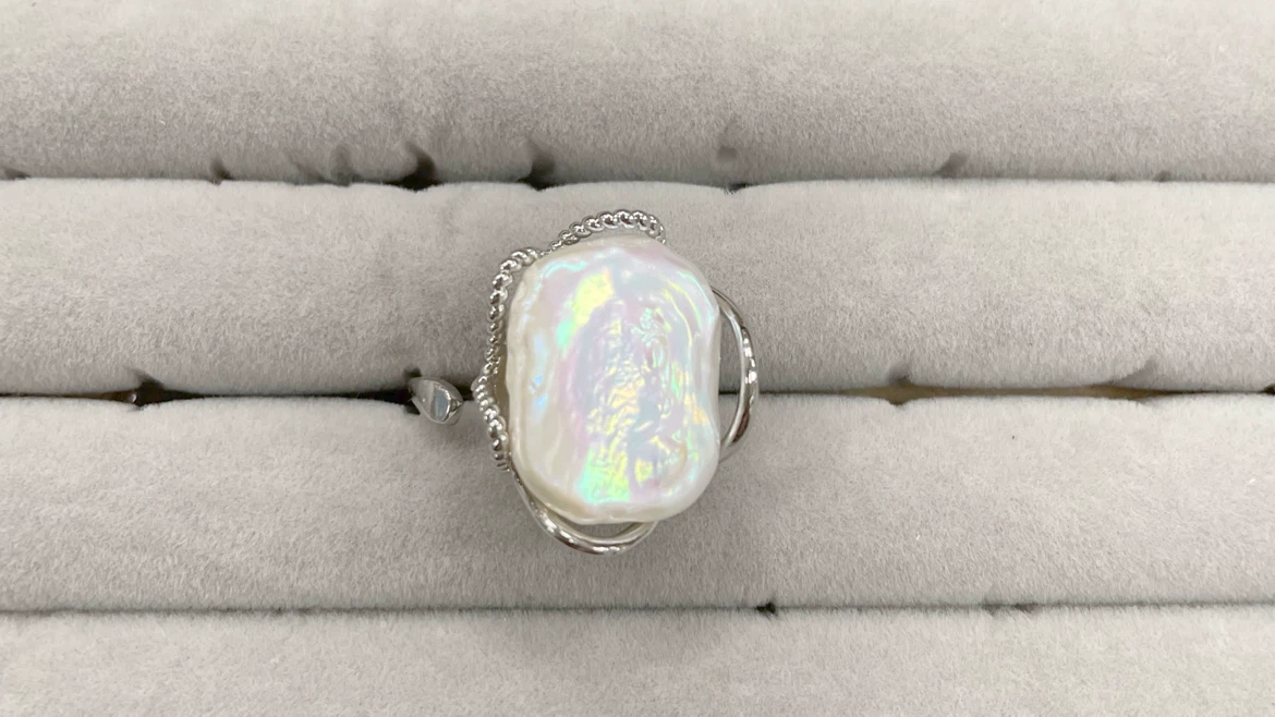 Freshwater Baroque Pearl Statement Ring 2 for $15 - photo 4