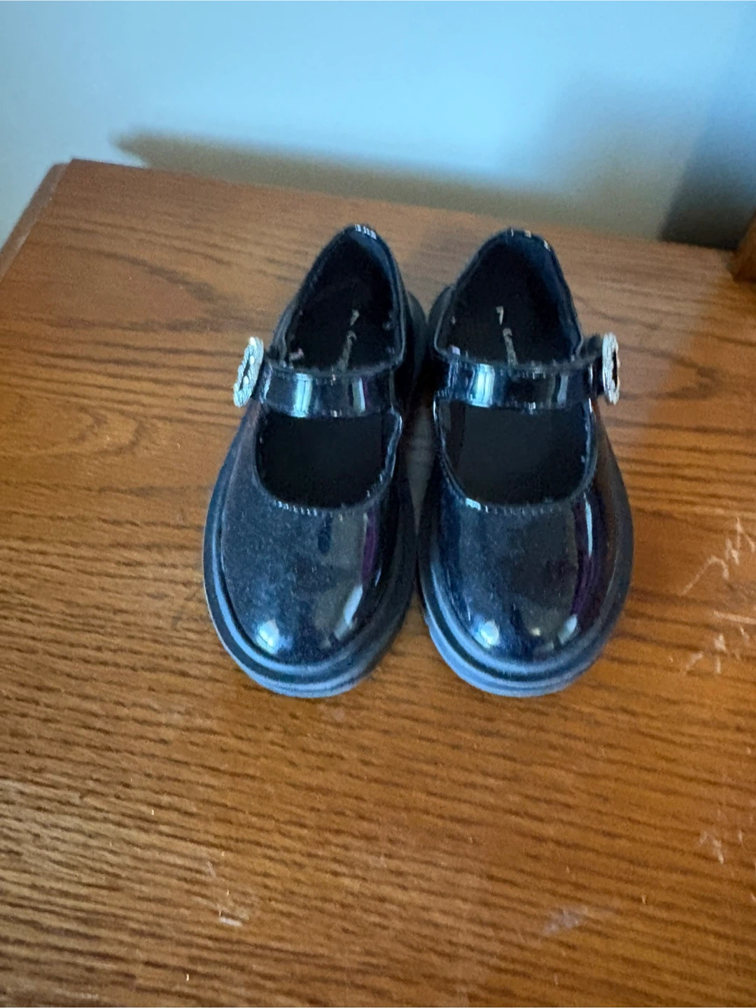 7t George Kids Black Mary Jane Shoes Size 7
