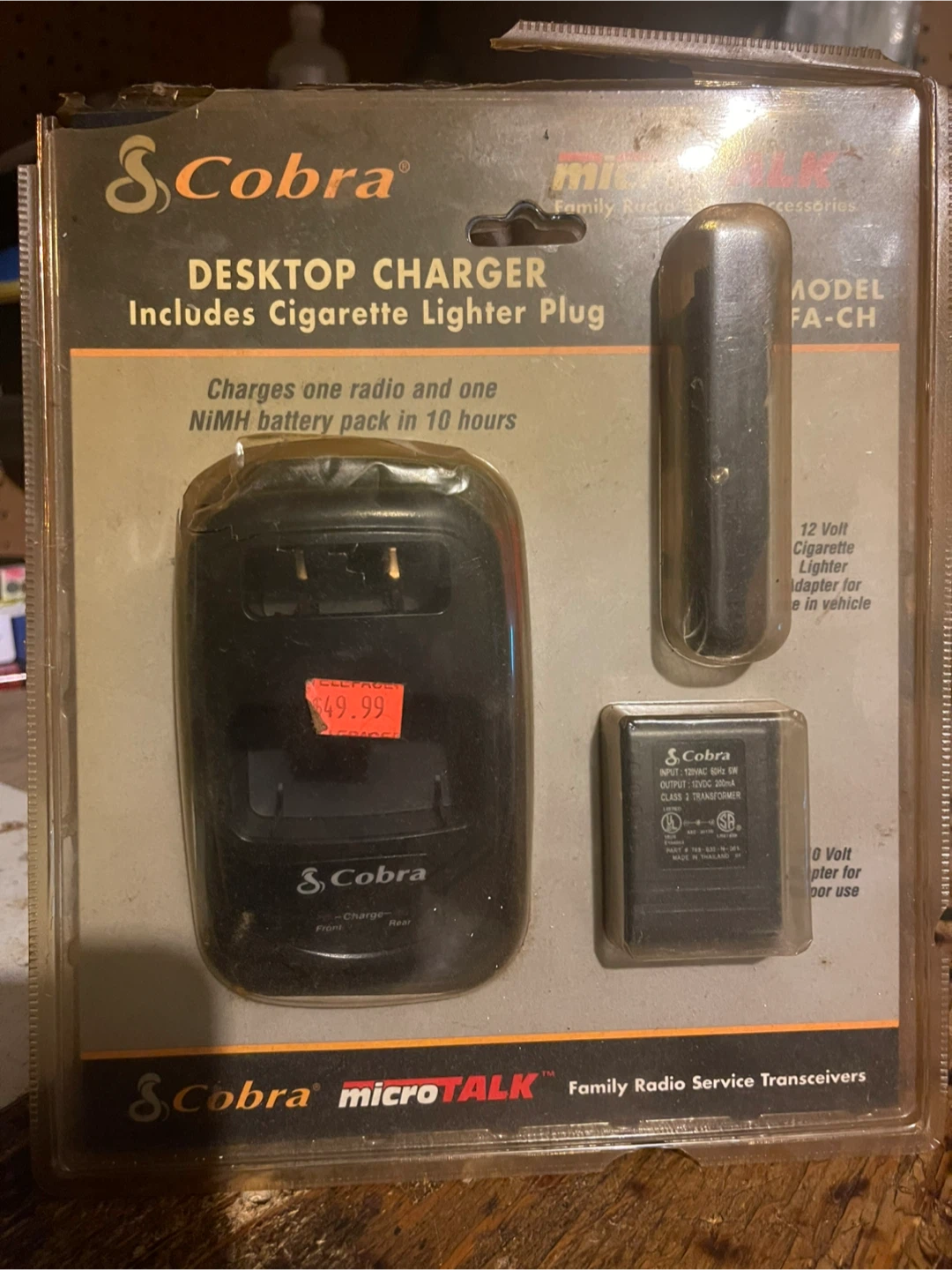 Cobra microTALK Desktop Charger FA-CH