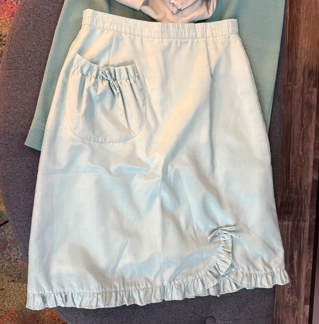 Two light blue skirts and one long sleeve top - photo 2