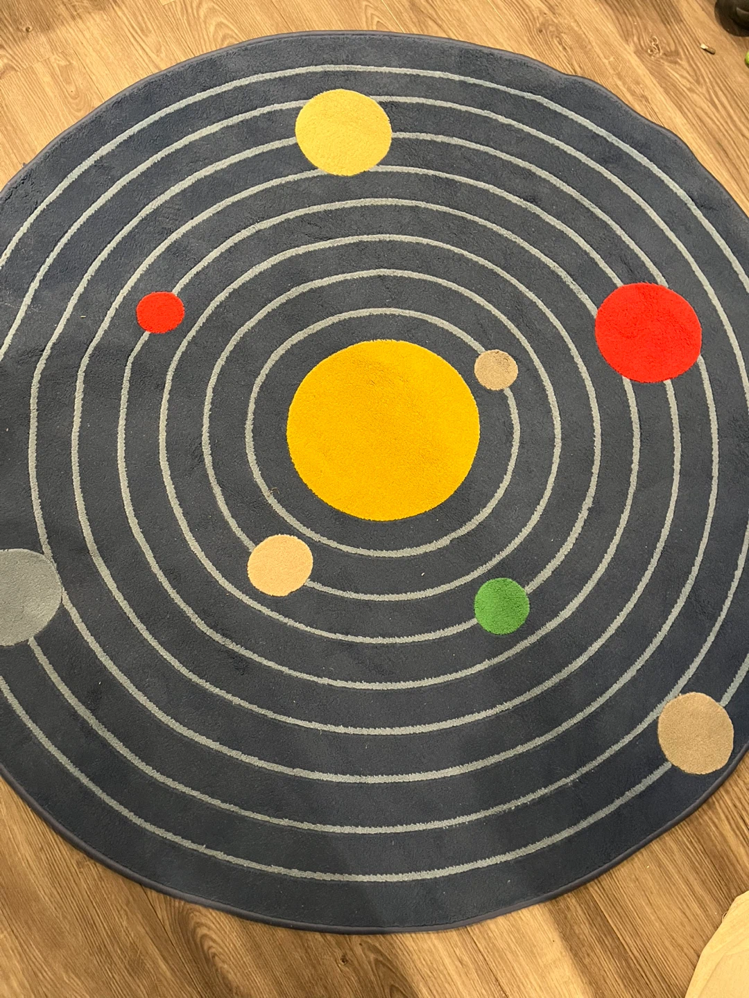 IKEA Solar System Round Kids' Rug - $30