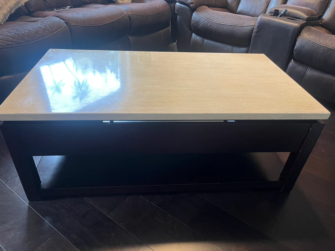 Lift-Top Coffee Table with Storage - photo 5