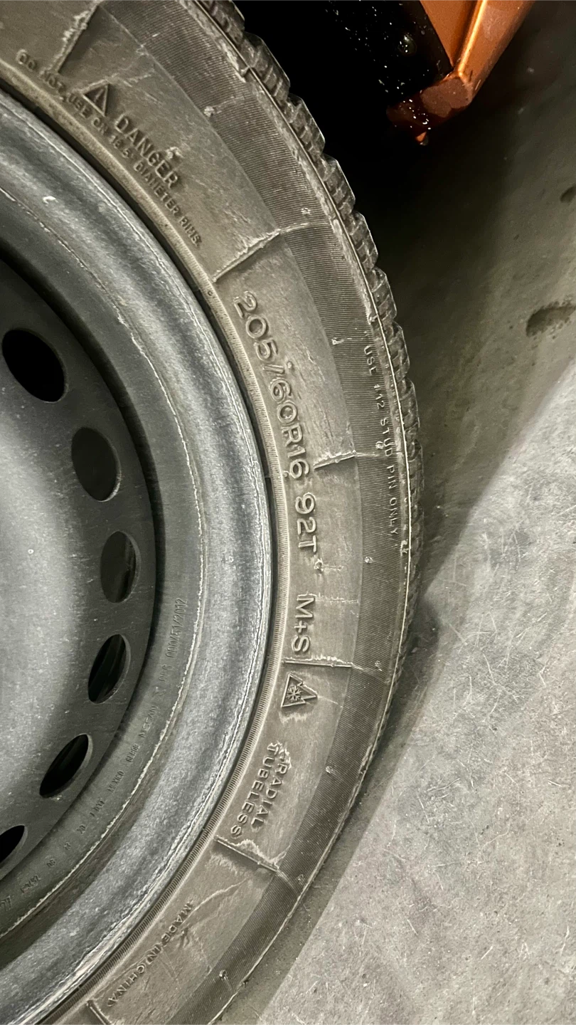Winter tires on Rims 205/60R16 - photo 2