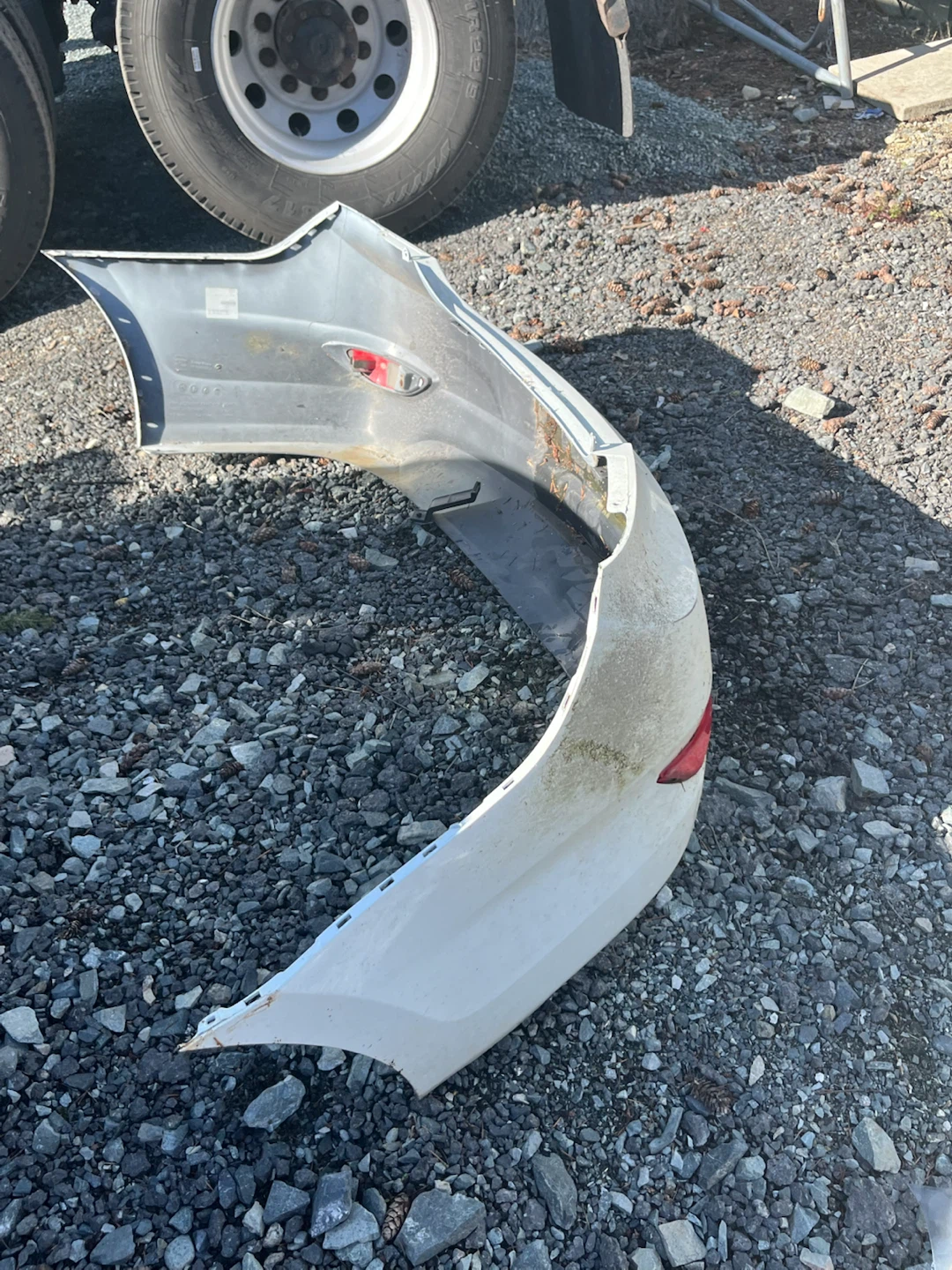 White Rear Bumper - photo 2