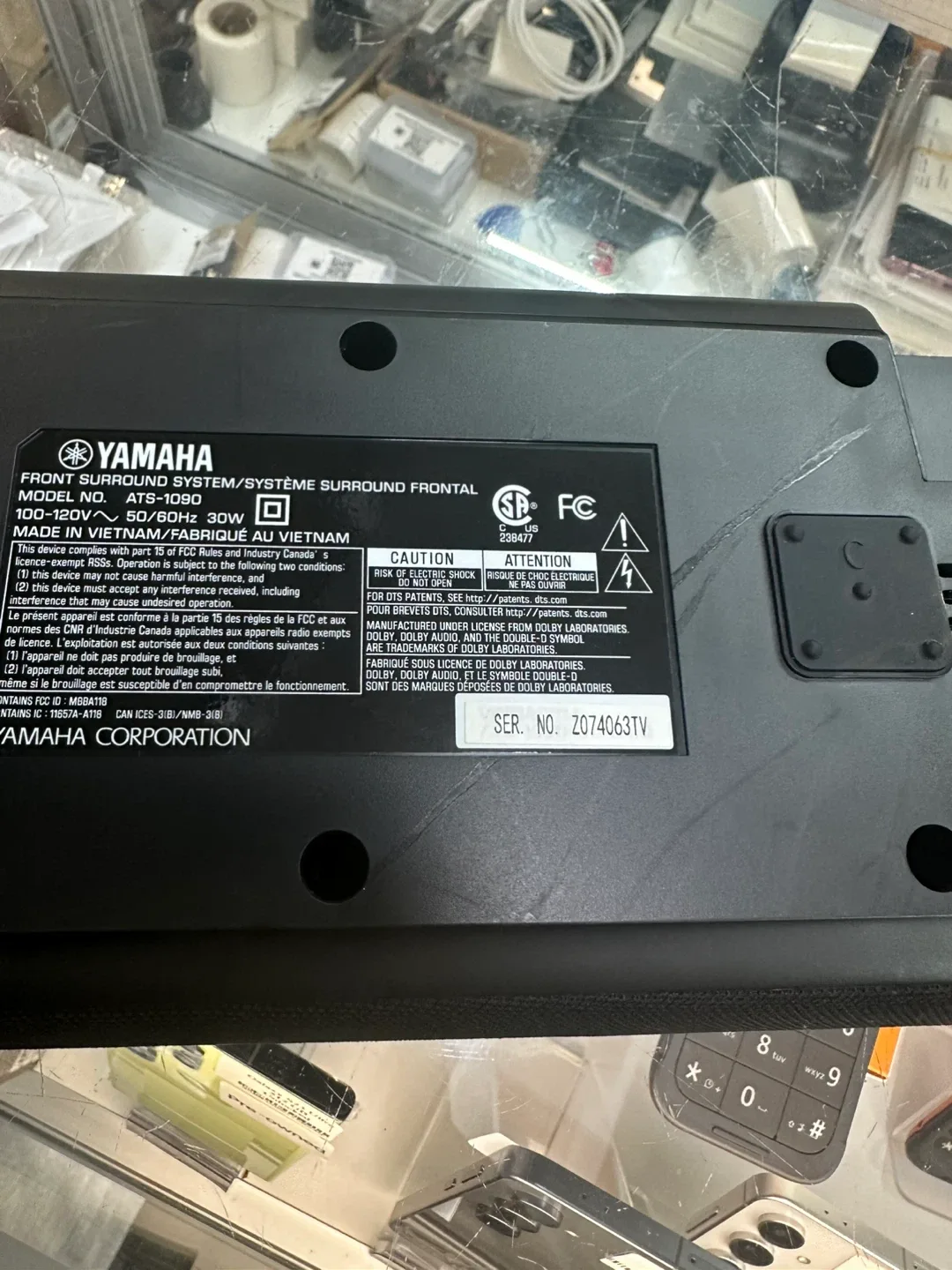 Yamaha ATS-1090 Soundbar - photo 2