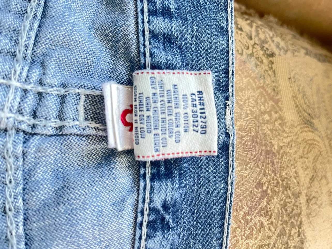 True Religion Ricky Big T Jeans Size 34 - photo 4