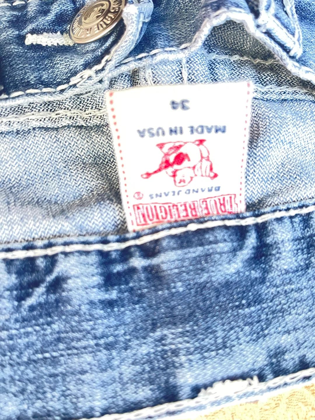 True Religion Ricky Big T Jeans Size 34 - photo 5