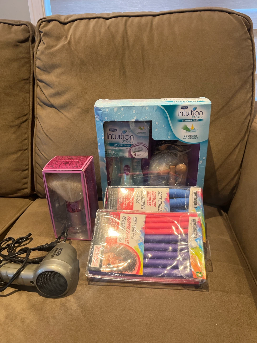 Hair Care Bundle: Schick Intuition, Andis Dryer, and Curlers