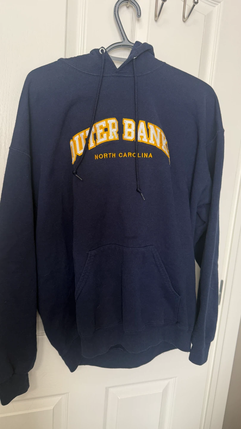 Outer Banks North Carolina Navy Blue Hoodie