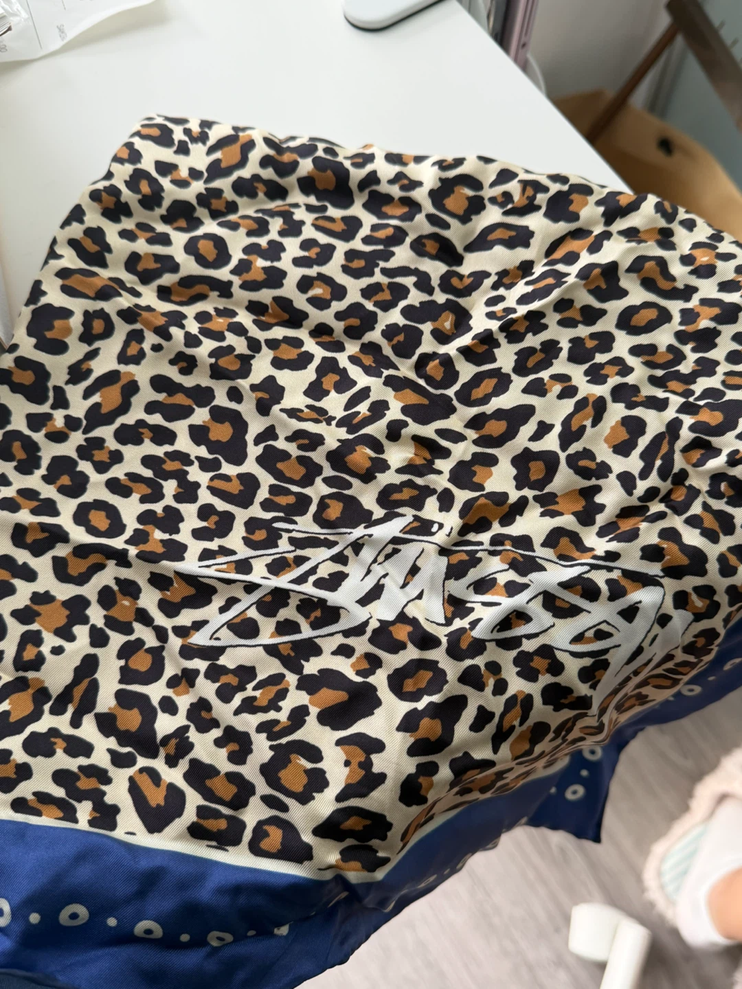 Stussy Leopard Print bandana