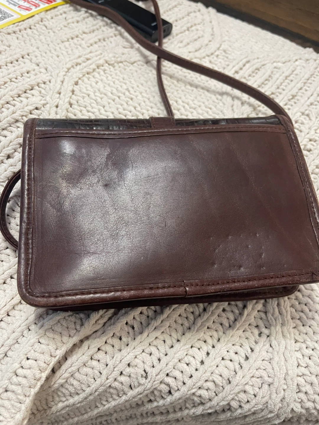 Fossil Brown Leather Crossbody Bag - photo 3