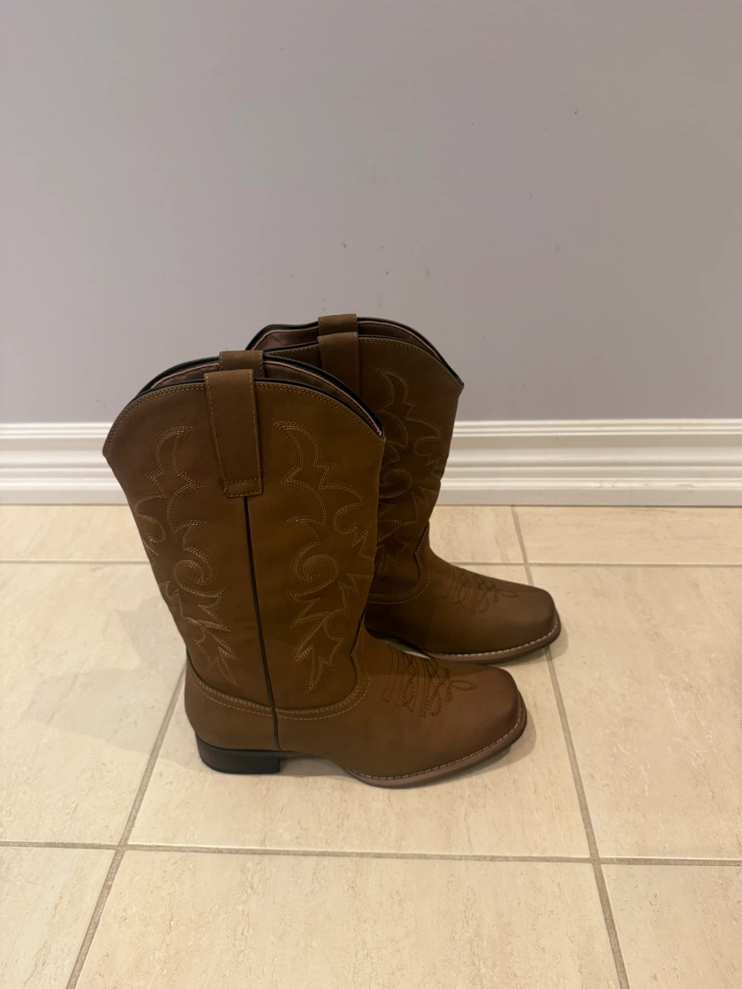SheSole Brown Cowboy Boots - photo 4