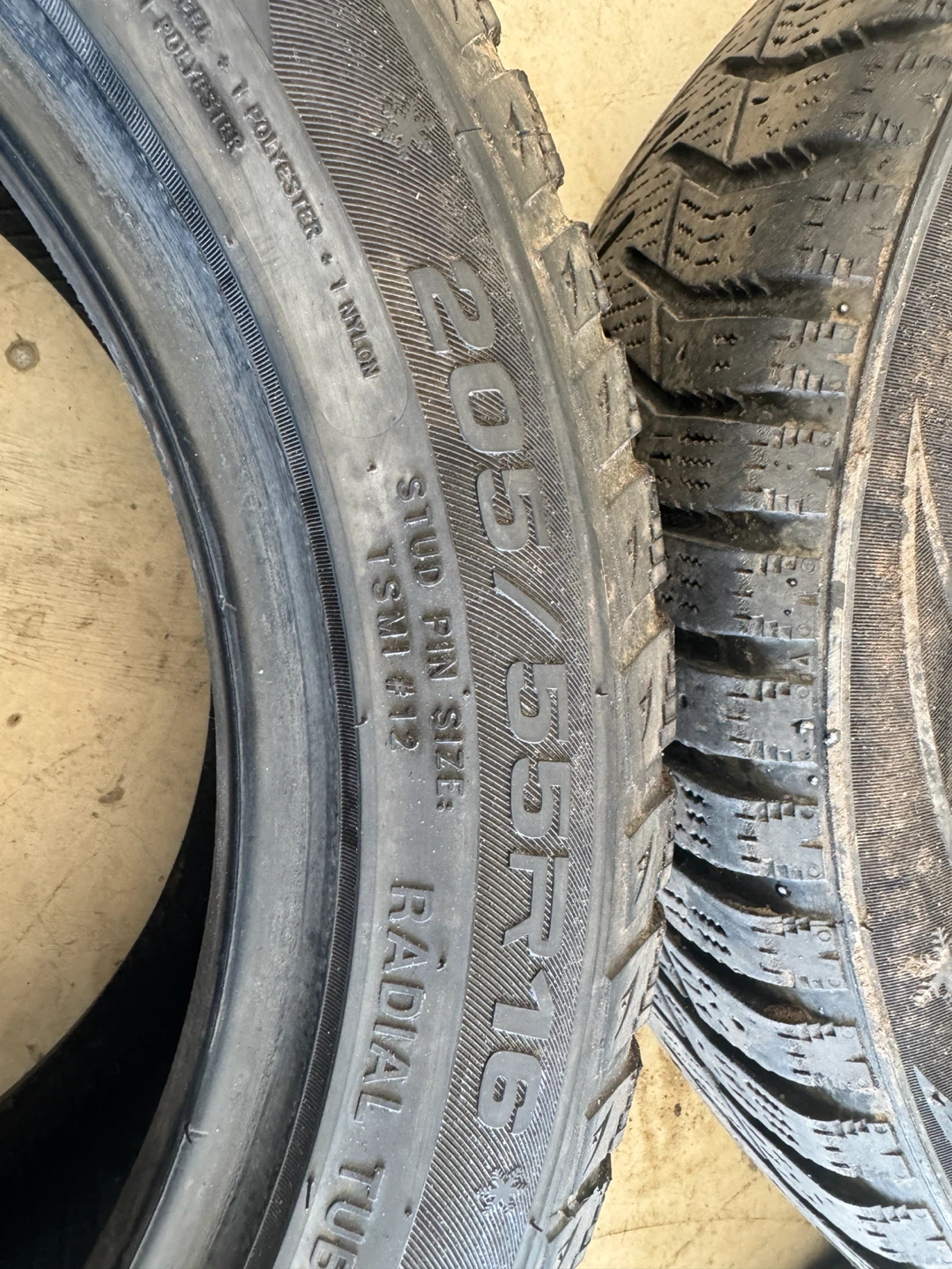 Set of 4 Winter Tires 205/55R16 - photo 5