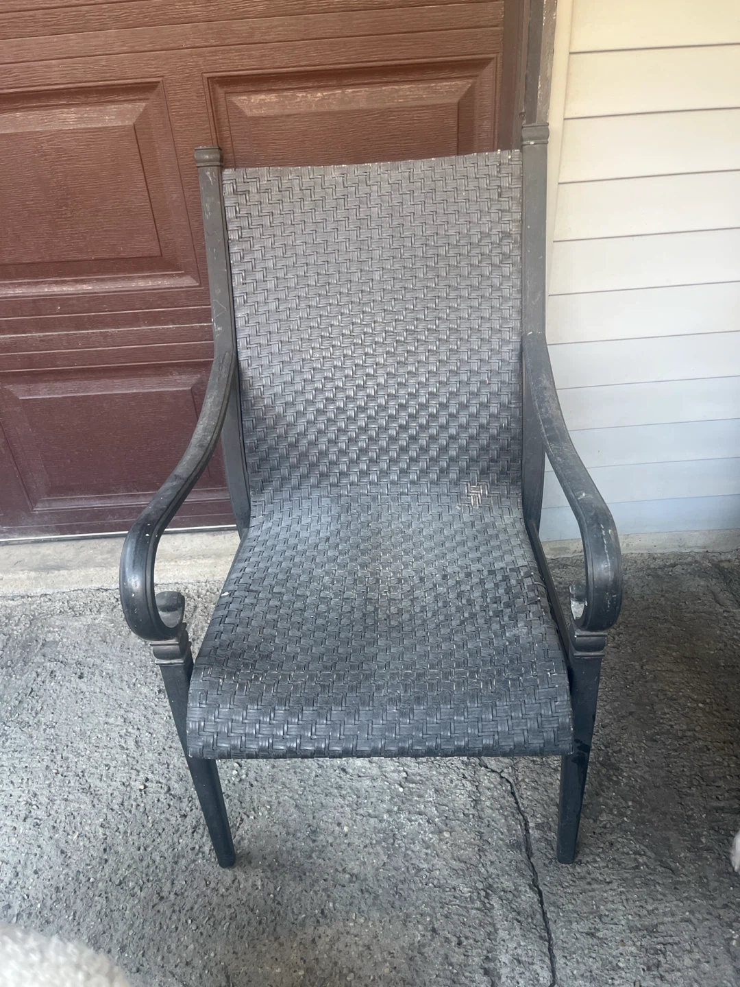 2 Woven Patio Armchair