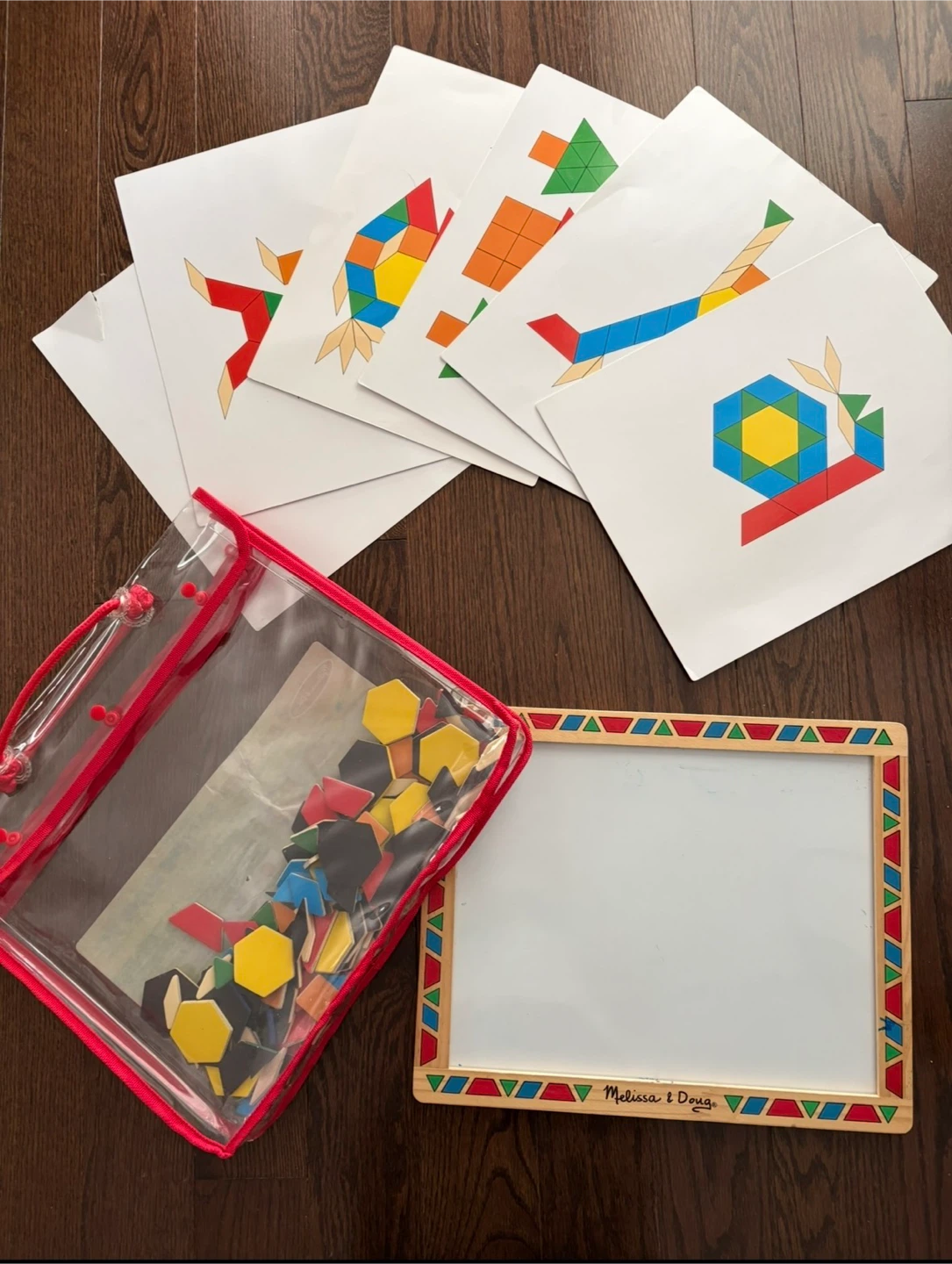 Melissa & Doug Wooden Magnetic Pattern Block Kit - photo 2