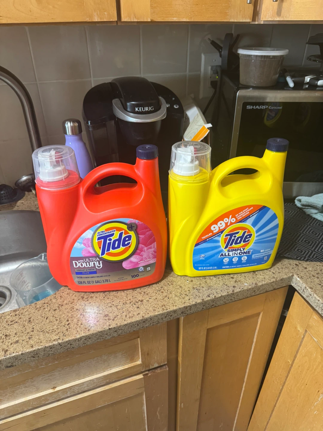 Tide Laundry Detergent Lot (2 Bottles)