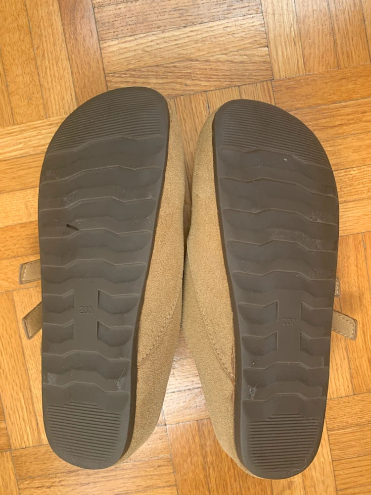 Maka.Show Tan Suede Double-Buckle Mules - photo 2