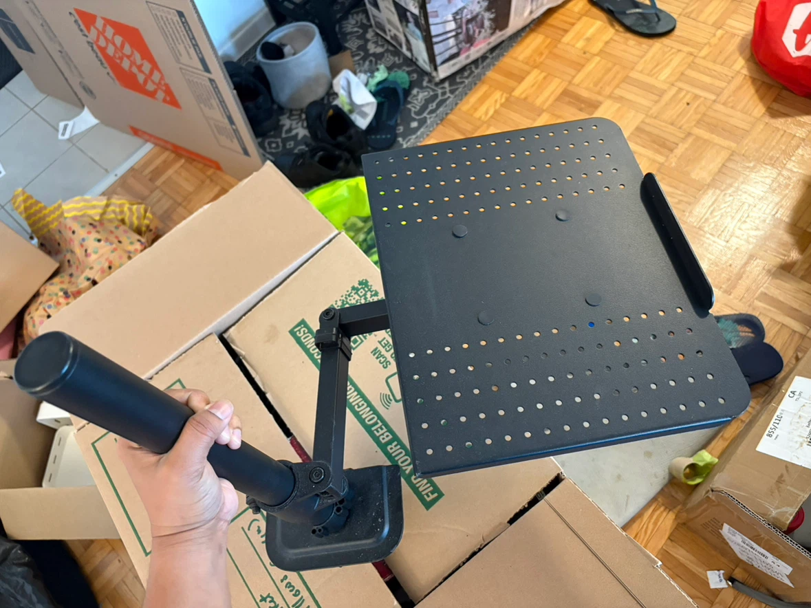 Adjustable Metal Laptop Desk Mount